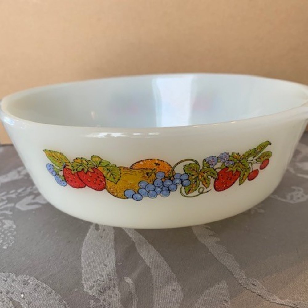 Fire King Fruit Medley Bowl